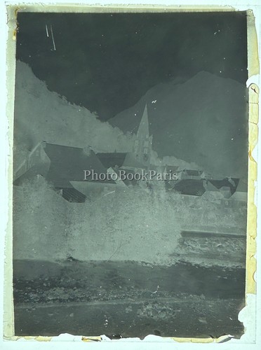 Monastère foto negativo c1930 - monastère,