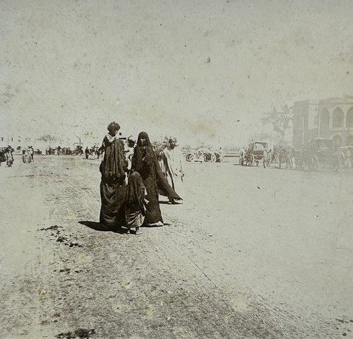 Egitto donne c1900 foto placca - c1900,
