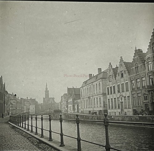 Belgio bruges quai del - quai, miroir