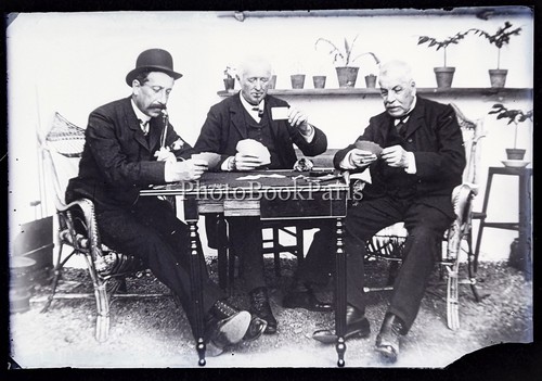 Les joueurs cartes photo - les, de